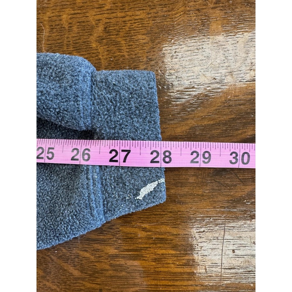 Vintage GAP Hoodie Mens Large Gray Fleece Pullover Hooded Sweatshirt Distressed - Picture 8 of 9
